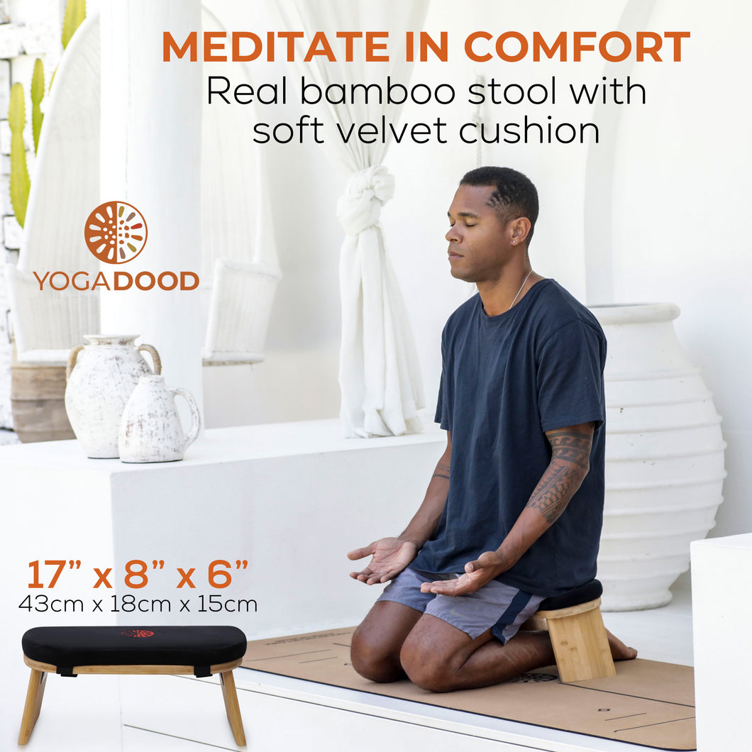 YOGA DOOD Portable Meditation Bench