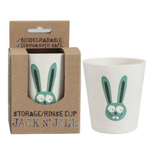 Load image into Gallery viewer, JACK N&#8217; JILL Storage Rinse Cup Bunny Biodegradable
